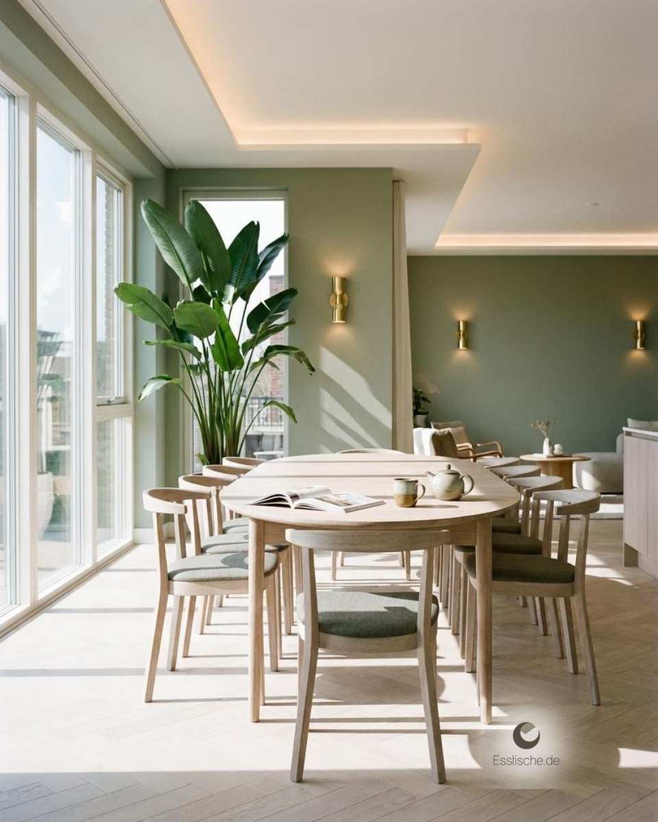 Farum Oval Esstisch: Frühling zuhause! Edles Eichenholz für Osterbrunch &amp; mehr. Ideal für helle Apriltage. Wie nutzt du ihn? #FarumOval #Frühlingsmomente #Wohninspiration #Eichenholz tinyurl.com/2dcqcaqw