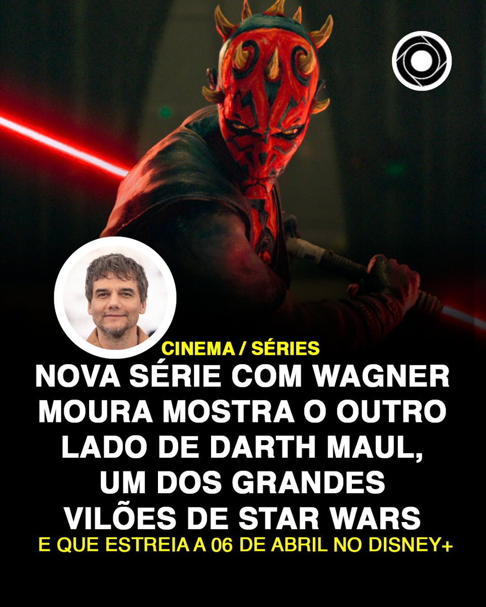 comculturaearte's tweet image. Um dos vilões mais icónicos do universo Star Wars, Darth Maul, será mostrado a uma luz diferente na nova série “Maul - Senhor da Sombra” com Sam Witwer, Gideon Adlon e o brasileiro Wagner Moura como protagonistas.

Sabe mais: comunidadeculturaearte.com/nova-serie-com…