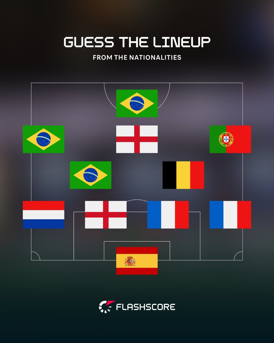 Flashscorecom's tweet image. Can you figure out who went with this lineup over the weekend? 🔍

Bonus points if you can name all 11 players. 👀