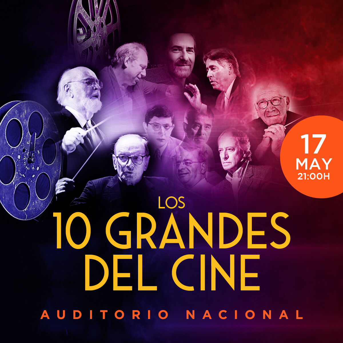 fundexcelentia's tweet photo. El domingo 17 de mayo a las 21:00h en la Sala Sinfónica del Auditorio Nacional de Música de #Madrid, 𝗟𝗼𝘀 𝟭𝟬 𝗚𝗿𝗮𝗻𝗱𝗲𝘀 𝗱𝗲𝗹 𝗖𝗶𝗻𝗲.

Un viaje por las bandas sonoras más queridas de la historia del cine.

𝗠𝗮́𝘀 𝗶𝗻𝗳𝗼𝗿𝗺𝗮𝗰𝗶𝗼́𝗻: https://t.co/wmilrs5gAq https://t.co/wOOnYlgG1w