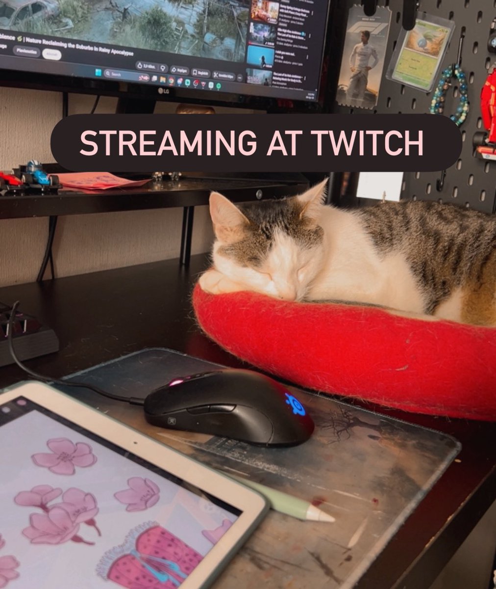 Drawing while Oliver sleeps ✨
twitch.tv/laseidare/