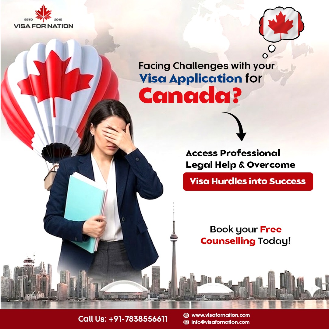 visafornation's tweet image. Facing challenges with your Canada visa application? 🇨🇦🤔
We’ve got your back

Let experts handle your case and turn your visa hurdles into success ✨

📞+91-7838556611
🌐visafornation.com
📧info@visafornation.com

#CanadaVisa #VisaHelp #ImmigrationSupport #VisaForNation