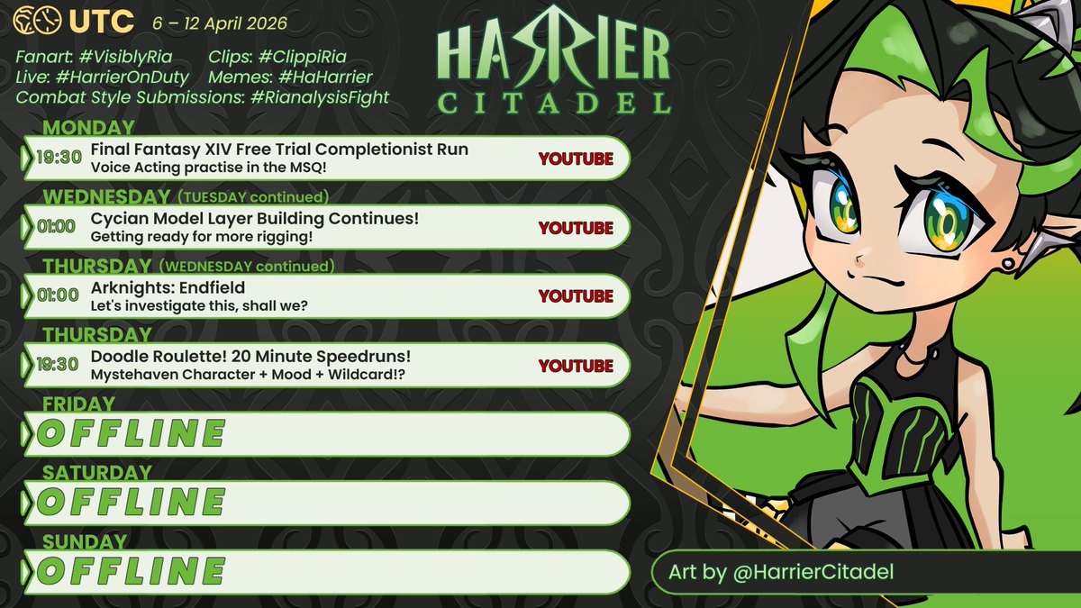 Harrier Citadel 🐦‍⬛🛸🏰 I Draw tweet media