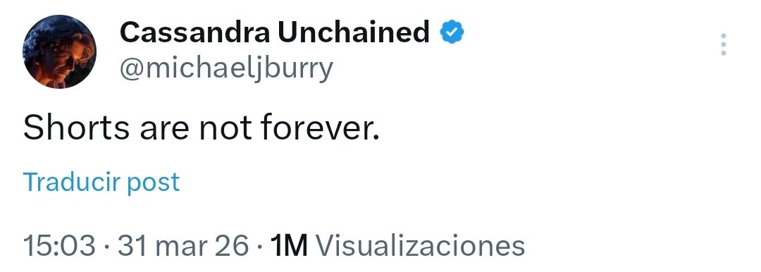 Cassandra B.C. (@michaeljburry__) on Twitter photo 