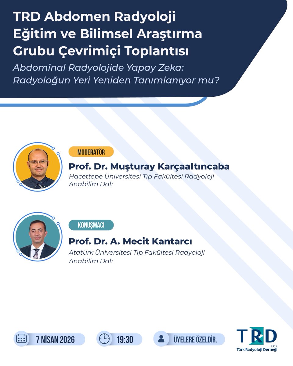 Türk Radyoloji Derneği tweet media