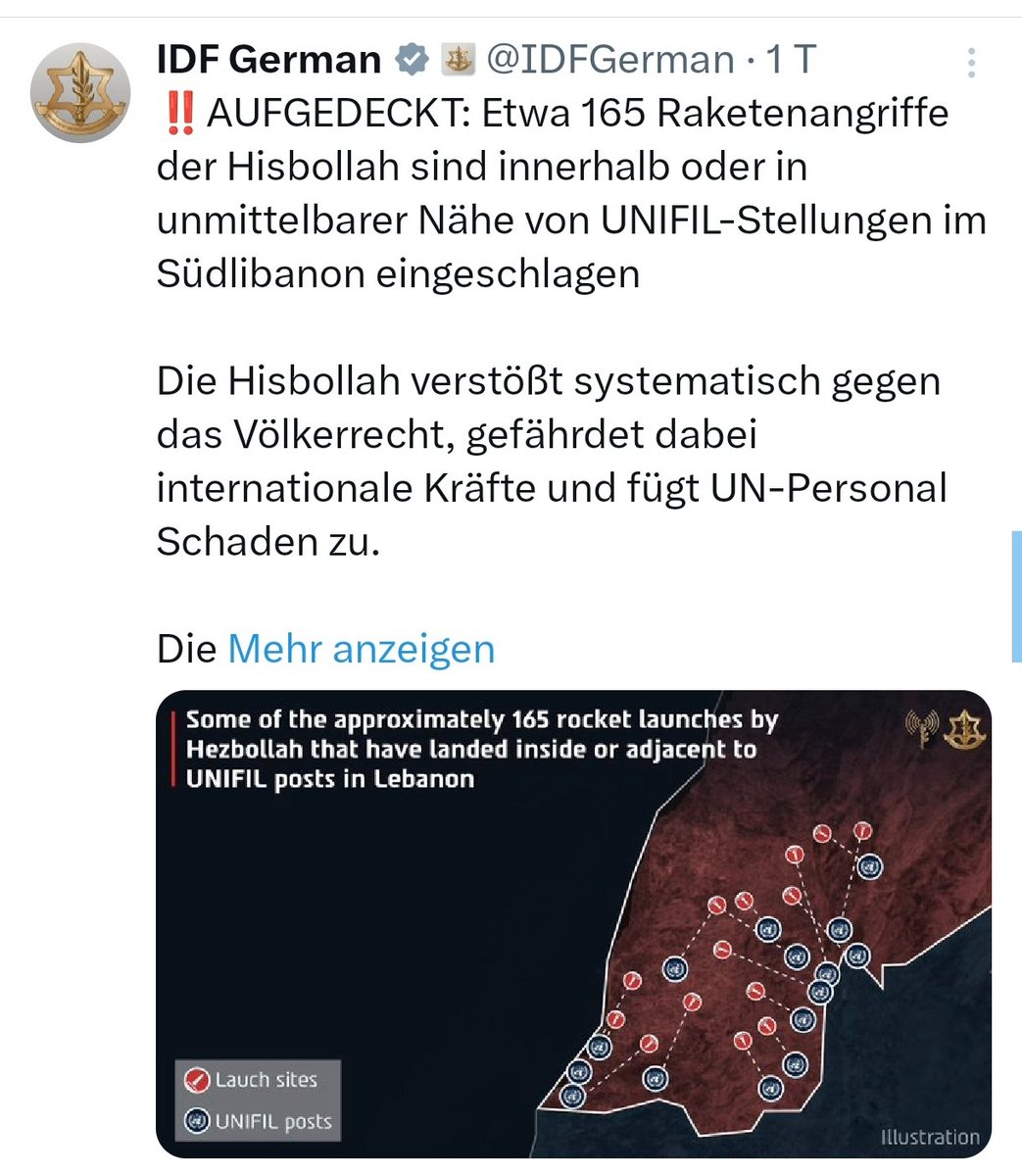 #ÖRR: „Die Angaben lassen sich nicht unabhängig überprüfen, daher halten wir uns im Sinne unserer journalistischen Leitlinien ausschließlich an Aussendungen offizieller Stellen der #Hisbollah.“