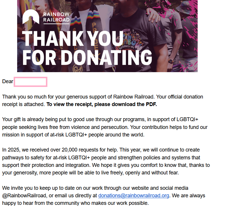 We donated $432 to the Rainbow Railroad! 

Despite everything going on in the world, with rising costs affecting shipping and production, we're glad we were able to still give back to a wonderful charity! 

Thank you so much to everyone for supporting this project!⚔️📗