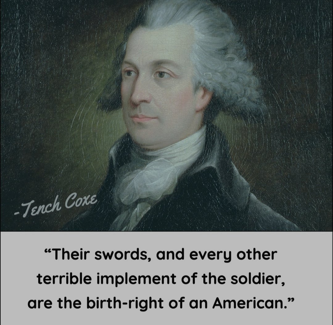CountryBoy_62's tweet image. Does the 2nd Amendment cover weapons of war? Teach Coxe, Founding Father from Pennsylvania thought so.
#history #pro2A