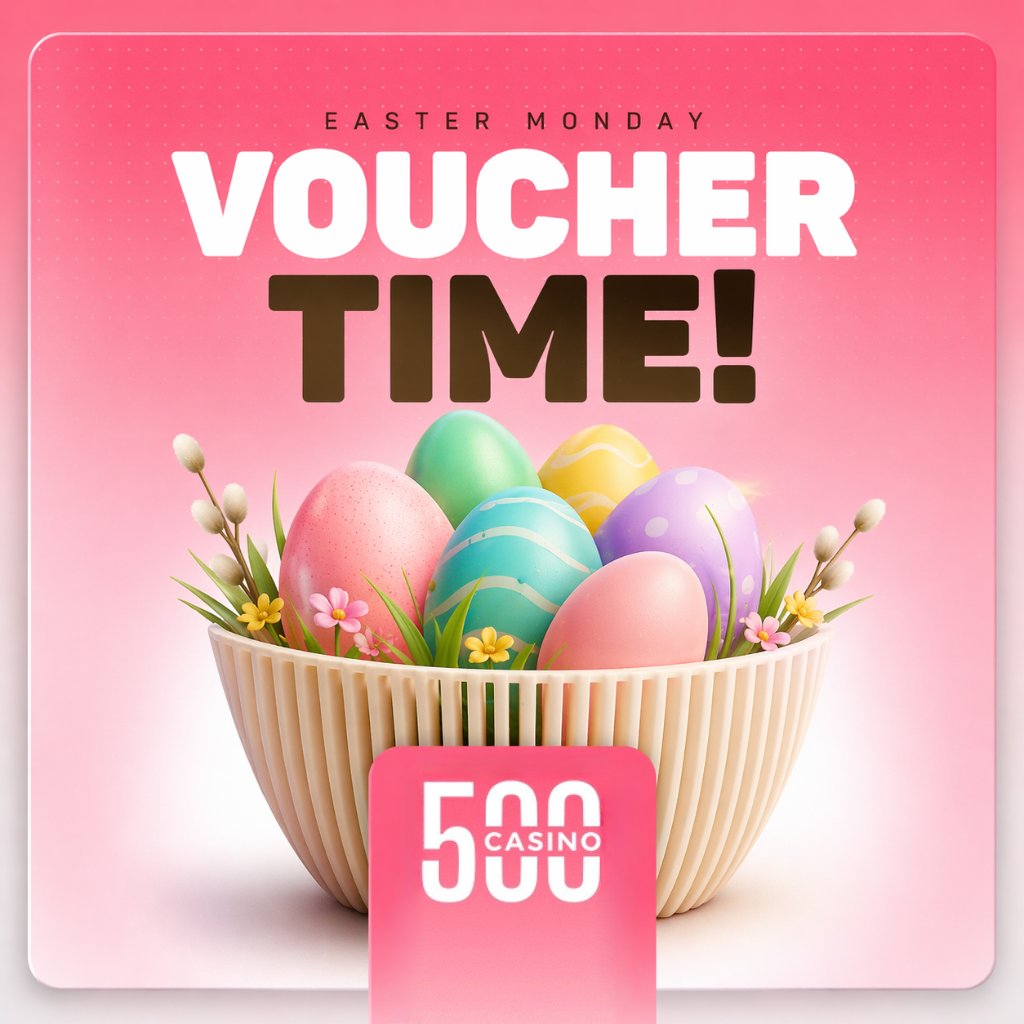 500Casino's tweet photo. Easter Monday 🐇

Who has their notifications turned on? 🔔 https://t.co/GEboc7NH7t