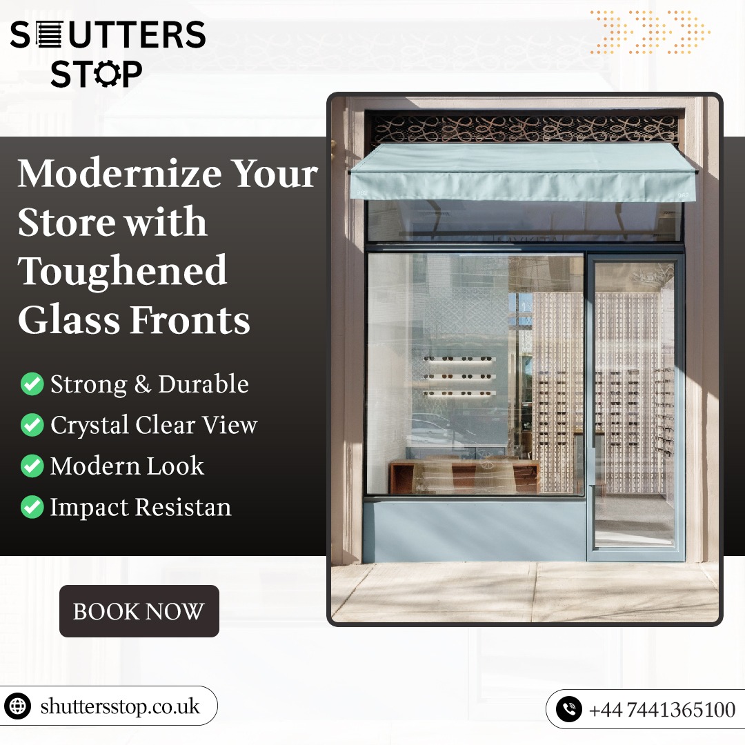 Shuttersstopuk's tweet image. Modernize your storefront with #toughenedglass fronts—strong &amp;amp; crystal clear.

📞+44 7441 365100
🌐shuttersstop.co.uk

#ShopFront #GlassFronts #ModernStore #RetailDesign #StoreUpgrade #shuttersstopderby #UKBusiness  #derby #GlassInstallation #DurableDesign #shuttersstop