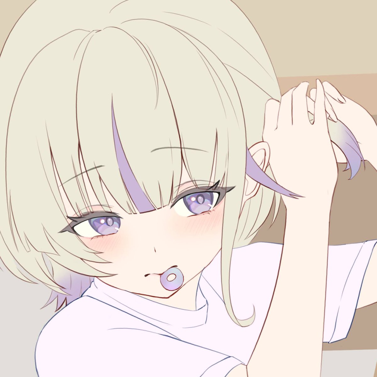 毎朝結んでるのかなという妄想wip