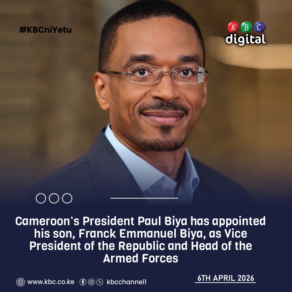 KBC Channel 1 News tweet media