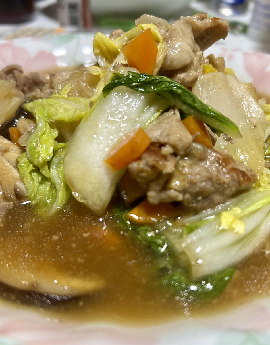 男飯2💪
なんちゃって八宝菜‼️具ならない！！