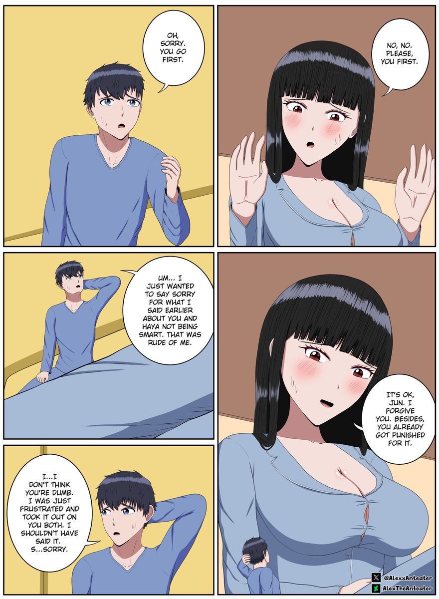 AlexxAnteater's tweet image. My Childhood Friends Are Both 10 Meters Tall - Pages 172 - 174

#10MetersTall #Giantess #gts #Sizetwitter