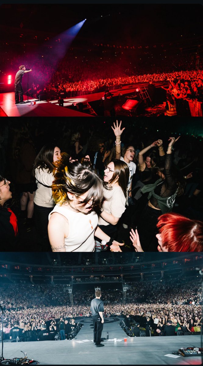 Louis Tomlinson on stage for #HDWGHPrague!