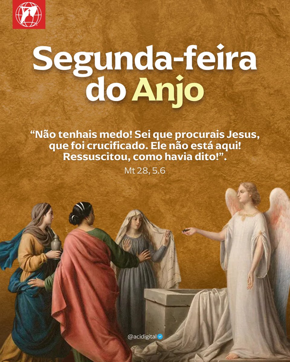 Hoje (6), segunda-feira da Páscoa, a Igreja celebra a chamada “Segunda-feira do Anjo”, que recebe este nome porque foi precisamente um anjo que, no sepulcro, anunciou às mulheres que Jesus tinha ressuscitado.

Em um dia como hoje, em 2017, Vatican News recordou a explicação dada