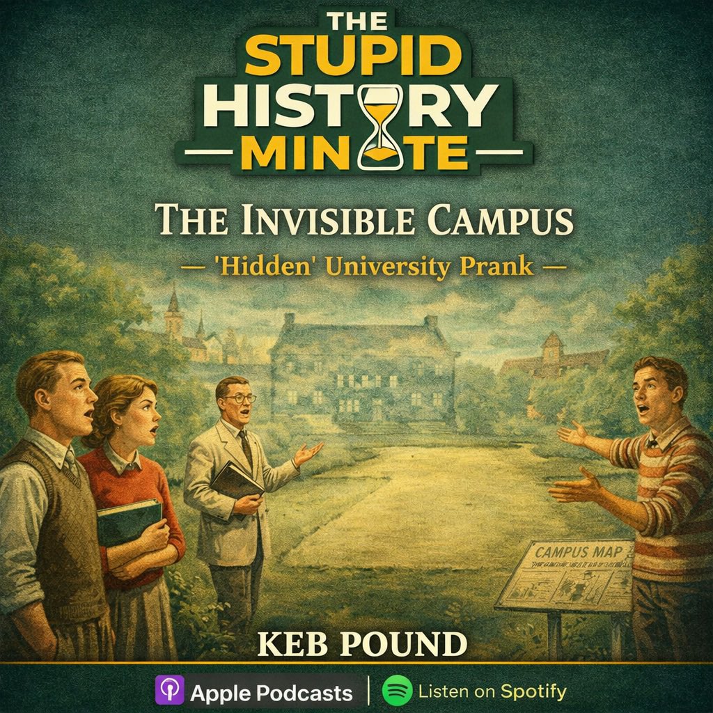 StupidMinute's tweet image. The Stupid History of The Invisible Campus

#History #Podcasts #AprilFoolsDay