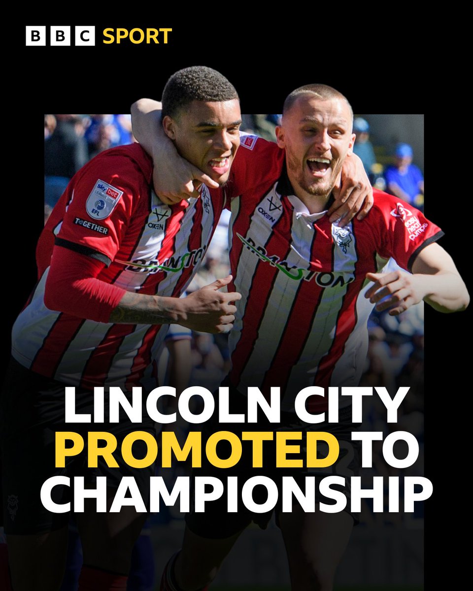 BBCMOTD's tweet image. LINCOLN CITY ARE GOING UP 🤩

They return to England's second tier for the first time in 65 years 🤯