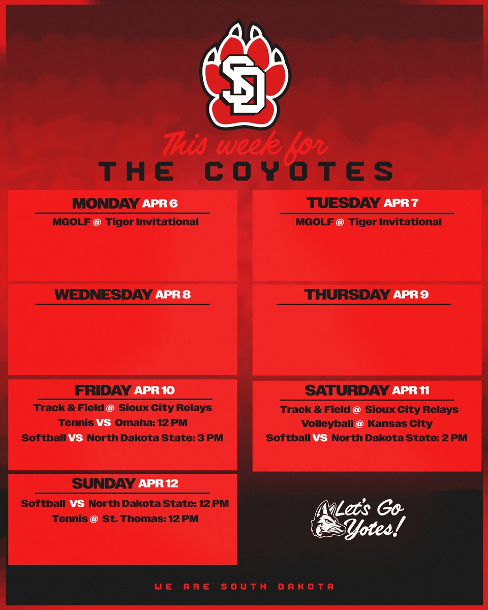South Dakota Coyotes tweet media