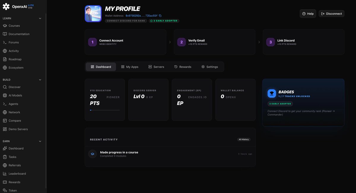 The V10 profile system is being refined.

We are now connected with our 11,000+ strong Discord community. Our team is syncing ranks for all members to ensure your activity - from Pioneer to Commander - is reflected on the platform.

We have also launched a new 7-track Badge