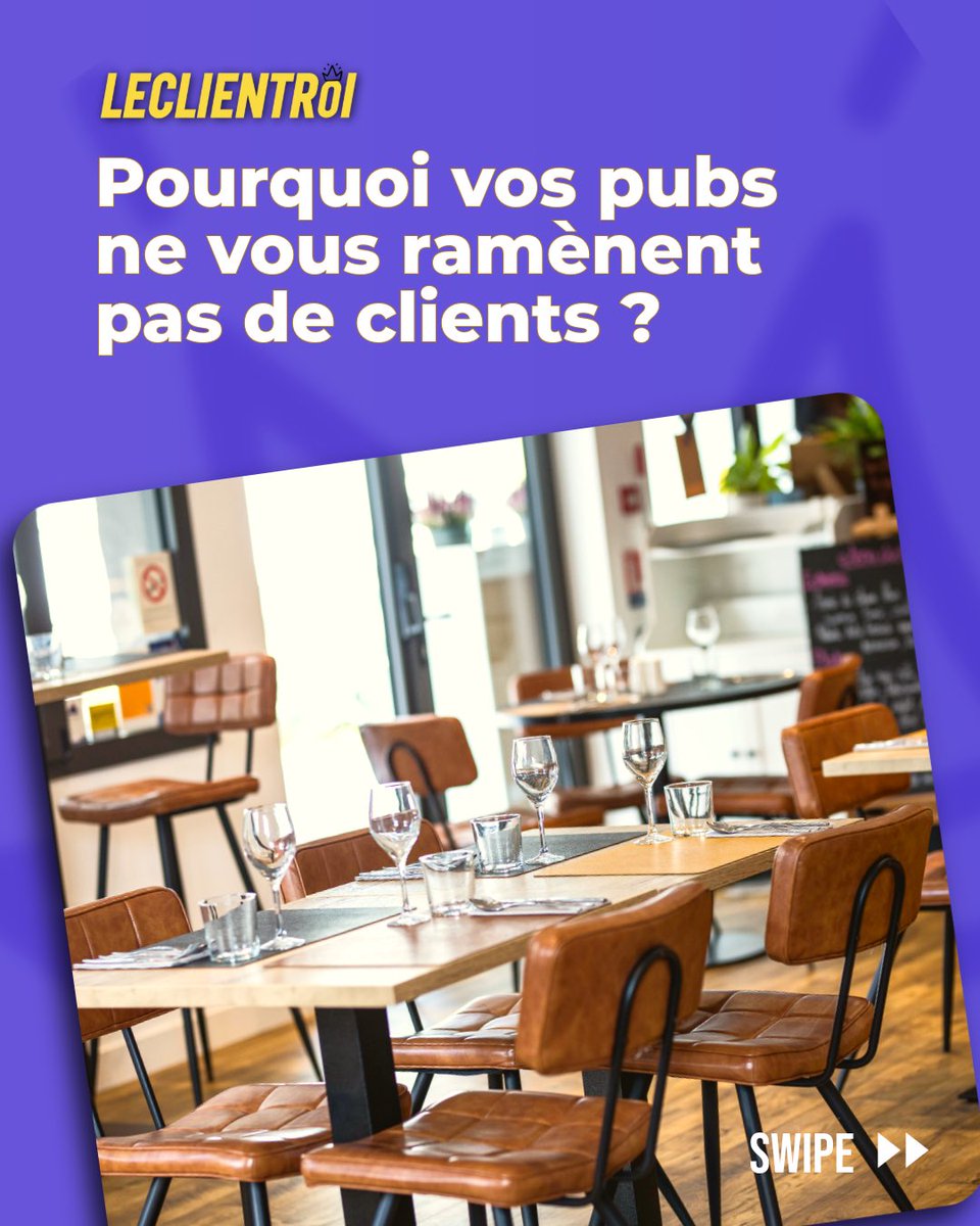 LeClientRoi_'s tweet photo. 🚨 Tes pubs ne convertissent pas ?

Le problème n’est pas ton offre.
👉 Tu ne cibles pas.

Pas de segmentation.
Pas de niche.
Pas de stratégie.

Résultat : tu parles à tout le monde… donc à personne.

🎯 Cible mieux = + de clients
🚀 +35% de conversion possible

#Marketing https://t.co/1Ffp2hKxmK
