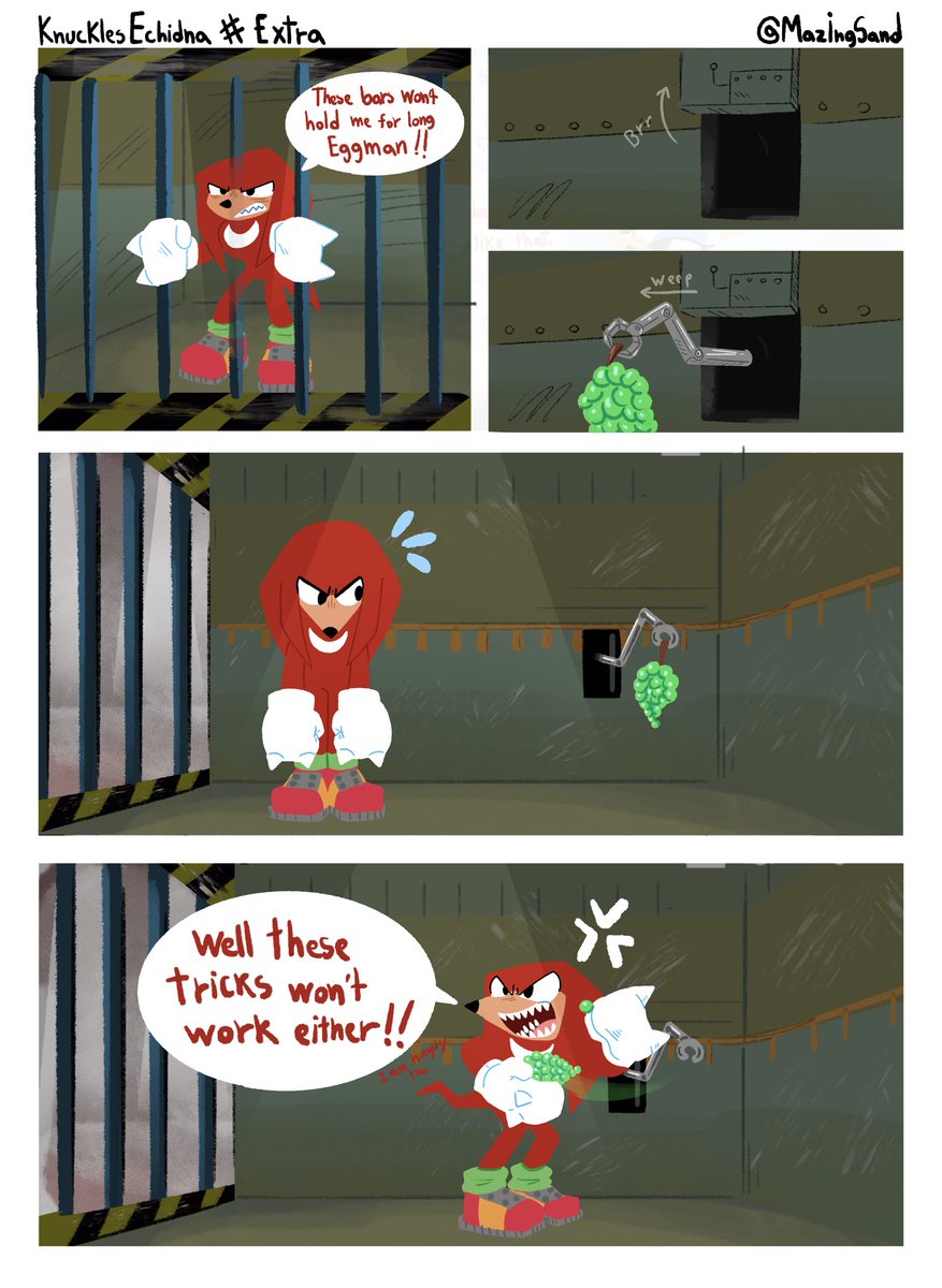 A New Knuckles Echidna Comic!!!“Captive.”