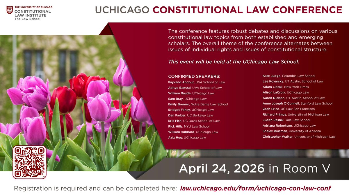 UChicago Constitutional Law Institute tweet media