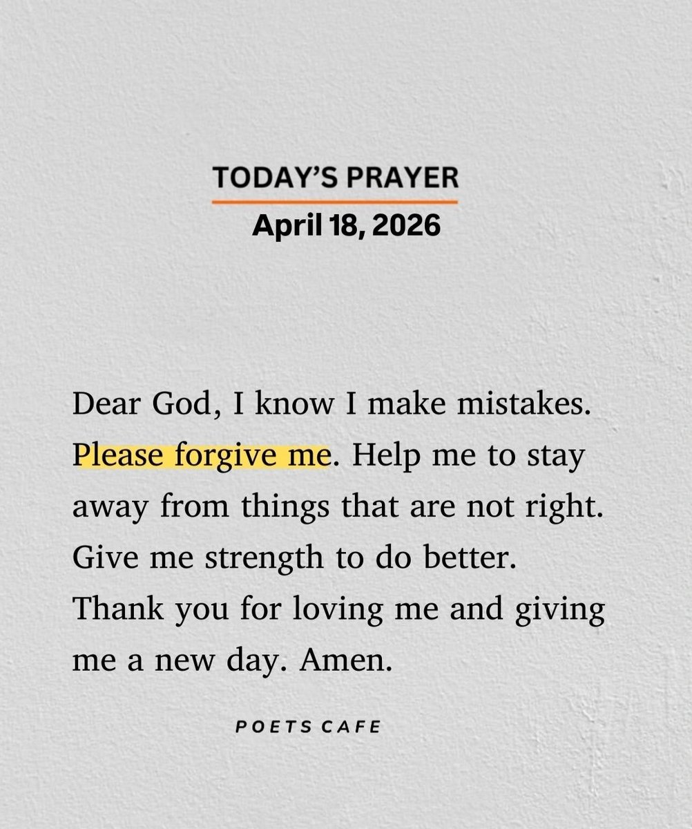 Today's prayer