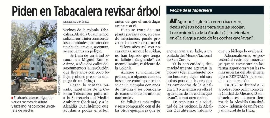 VECINOS DE LA COLONIA TABACALERA tweet media