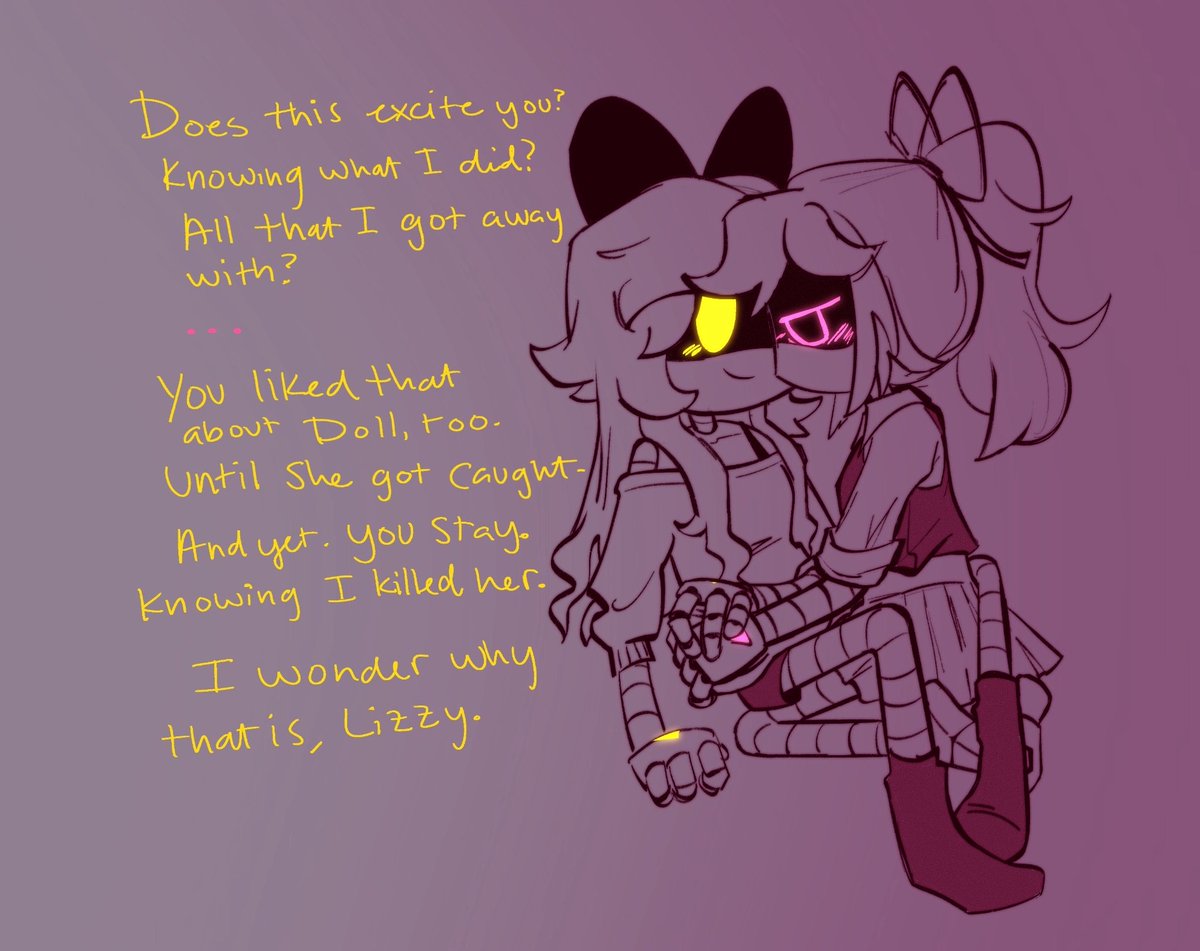 AudiArts's tweet photo. I have so many thoughts over these two for my post series stuff #Cyzzy #Cizzy #mdtwt #Cyn #LizzyMD https://t.co/LnEDsHJynO