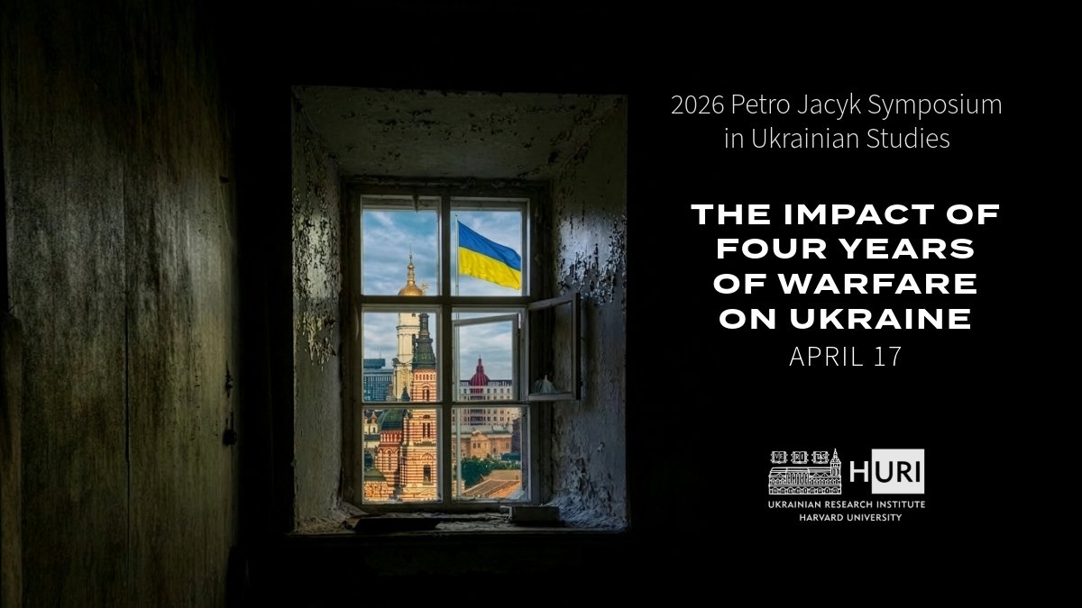 HURI_Harvard's tweet photo. SPECIAL EVENT on Friday, April 17th! This full-day workshop focuses on changes that the war brought about in Ukraine in the following areas: Politics &amp; Ideology, Foreign Relations, Armed Forces, Religion &amp; Language, Economic Impact,  Demography &amp; Population Movements. https://t.co/ZYKdhEBtBO