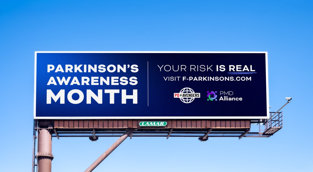 Every April, Parkinson’s Awareness Month raises awareness for a progressive neurological disorder affecting 10M+ people worldwide. This year, we’re using our digital billboards to support PMD Alliance and PD Avengers. Learn more and contribute: f-parkinsons.com