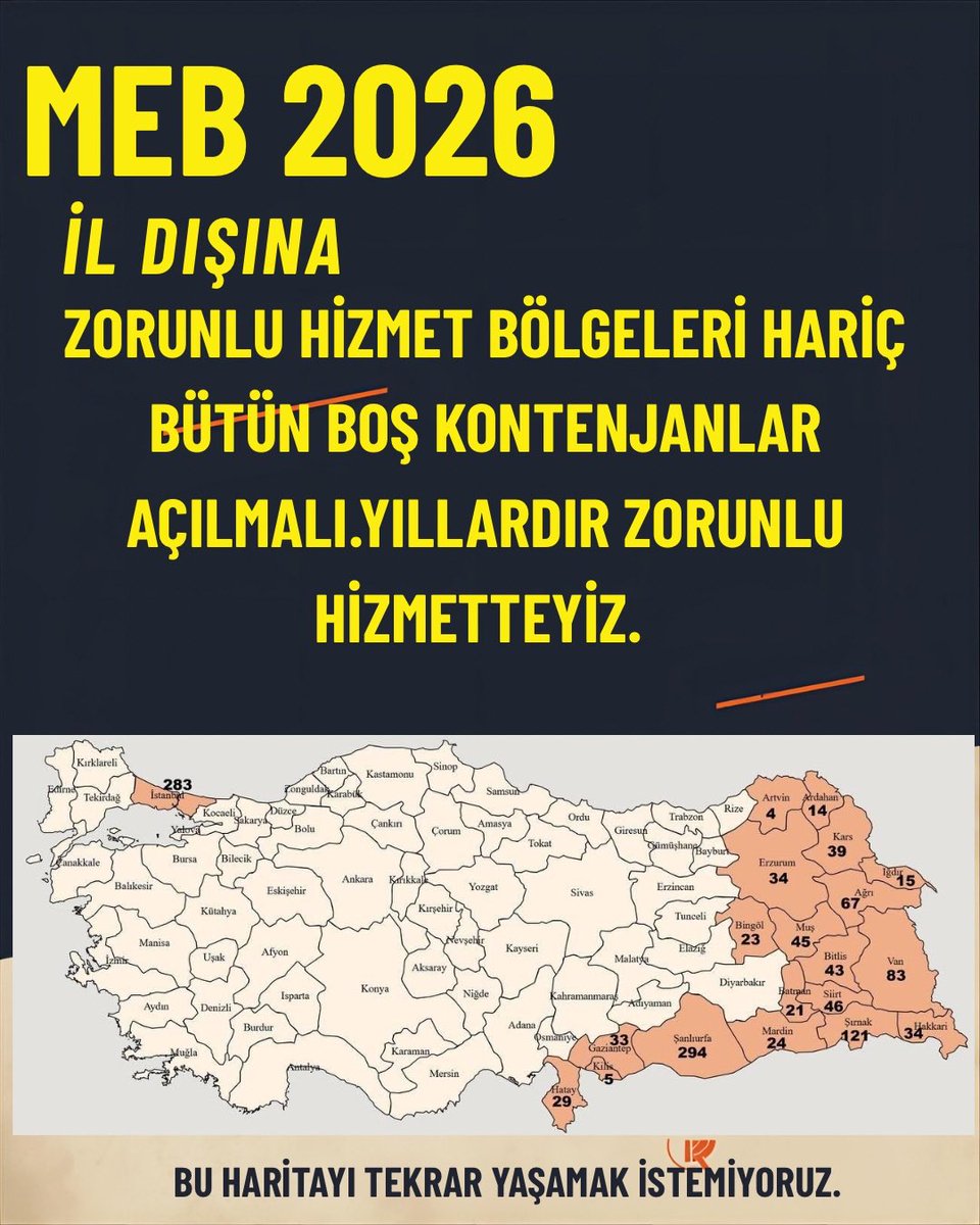 pnr35nar's tweet photo. @EgitimBirSen @_aliyalcin_ @talatyavuz29 @EgitimBirSen nasıl böyle bir talepte bulunursunuz? Bütün tercihler korumaya alınırsa il dışı tayinlerini durdurmak demektir. Çünkü korumaya alınan tercihler il dışına açılmaz. Bize ne kalacak? Nasıl bu kadar duyarsız olabiliyorsunuz? https://t.co/UH9CBJG1YP