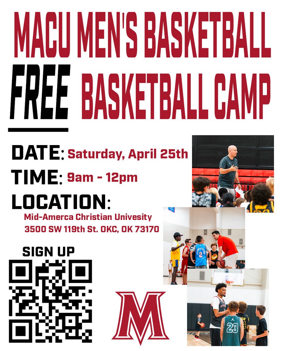 MACUMBB's tweet photo. FREE CAMP! 

Ages k-5th 
Saturday April 25th! 

Sign up today!! https://t.co/kGHMpiwxmi