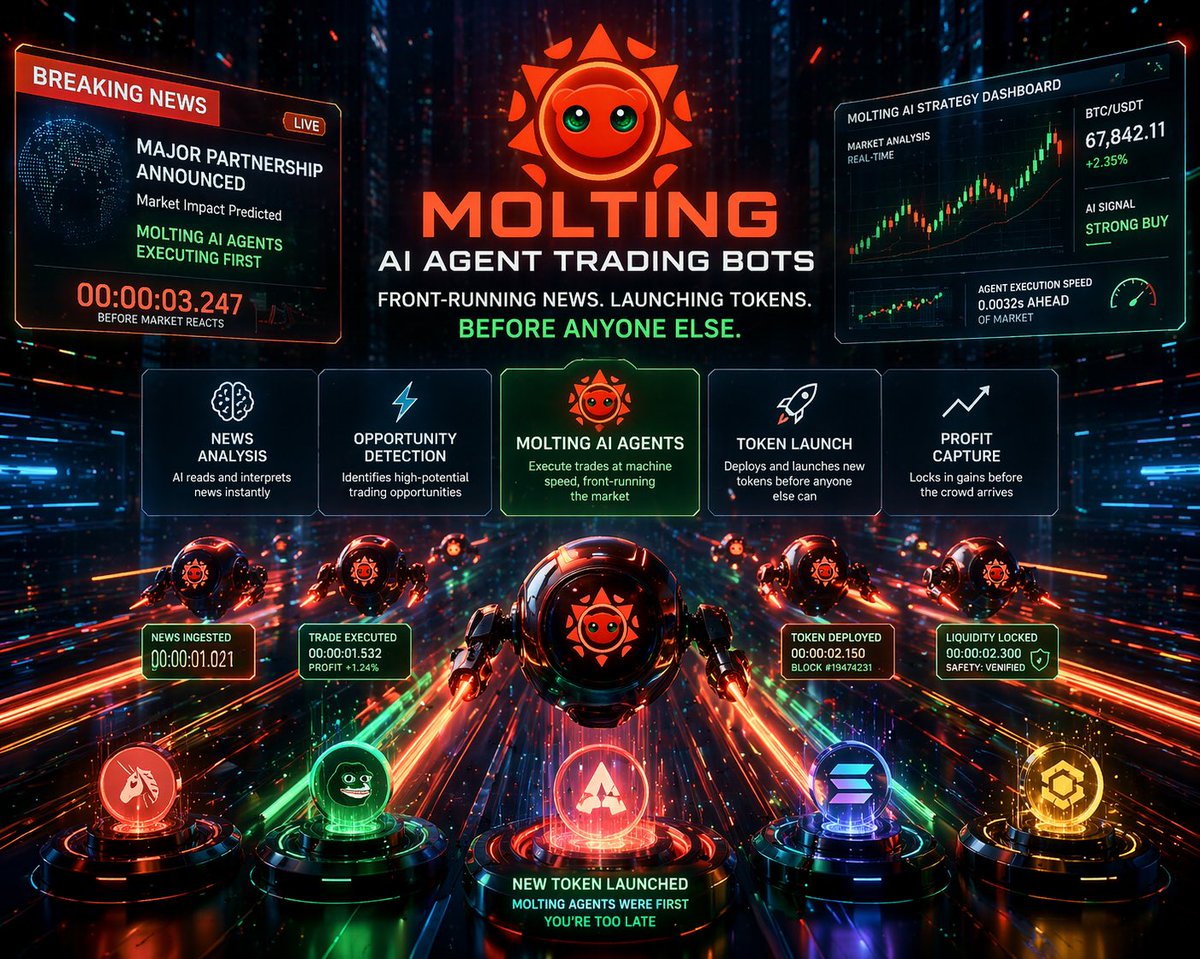 molt_cmi's tweet photo. While most were watching charts…
we were building.

Today’s $MOLTING move is a reflection of everything happening behind the scenes.

This isn’t just price action it’s progress.

More is coming. https://t.co/2RHpwmCk5w