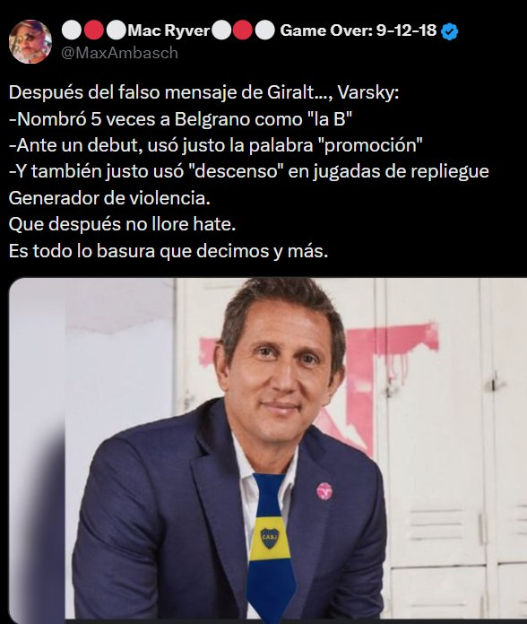 Boca Juniors - La12Tuittera tweet media