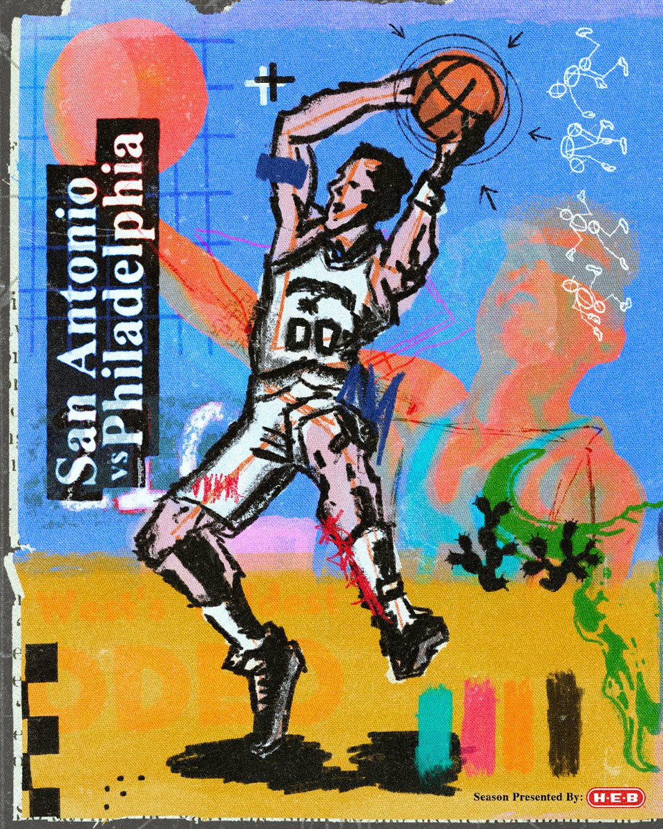 Back in our house! 🏠
🆚 @sixers
⏰ 7pm CT
📍 @FrostBankCenter
📺 @FanDuelSN_SW
📻 @1200WOAI, @kxtn1350
#PorVida | @HEB | #sponsored