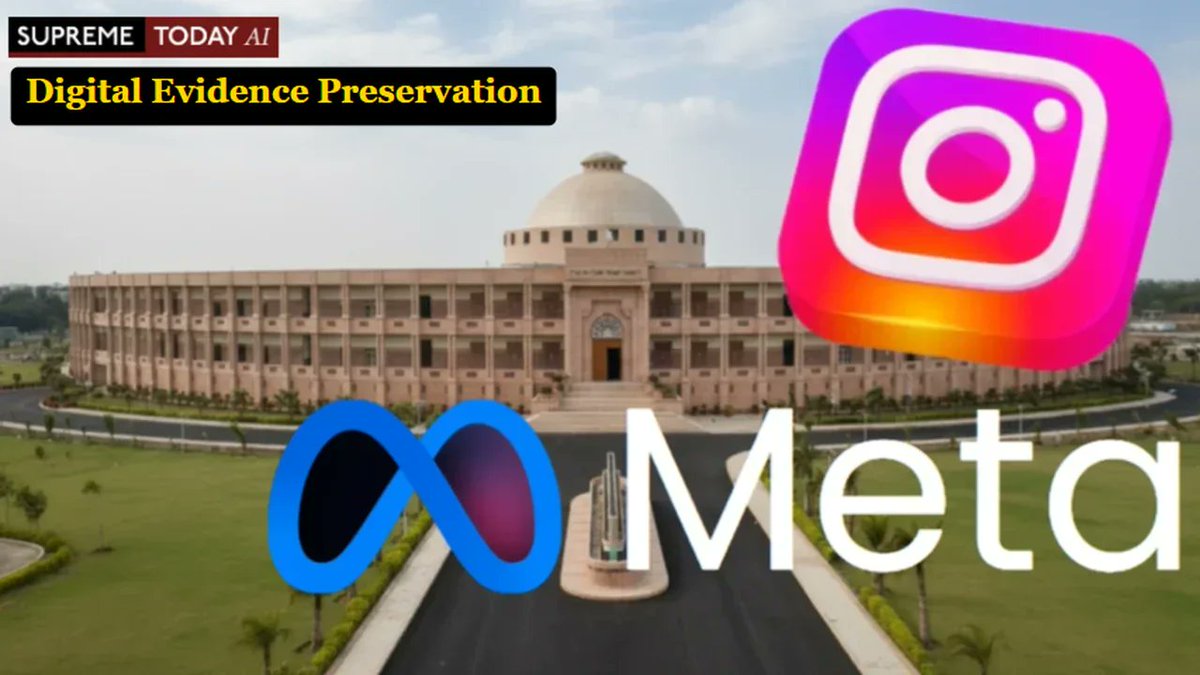 SupremeTodayAI's tweet image. Rajasthan HC Directs Centre, Meta to Remove Obscene Minor Images from Instagram, Citing Article 21 Privacy &amp;amp; IT Rules 2021

supremetoday.ai/rajasthan-hc-d…

 #RightToPrivacy #SafeHarbour
