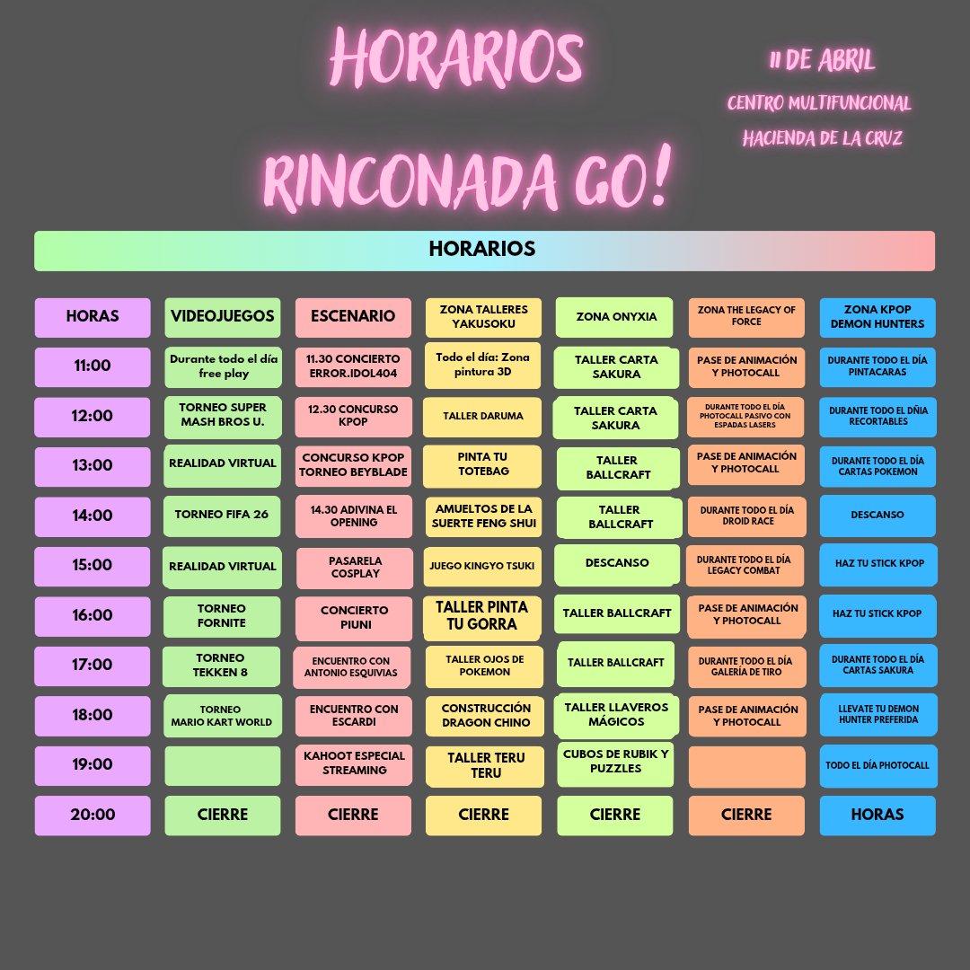 Rinconada Go! tweet media
