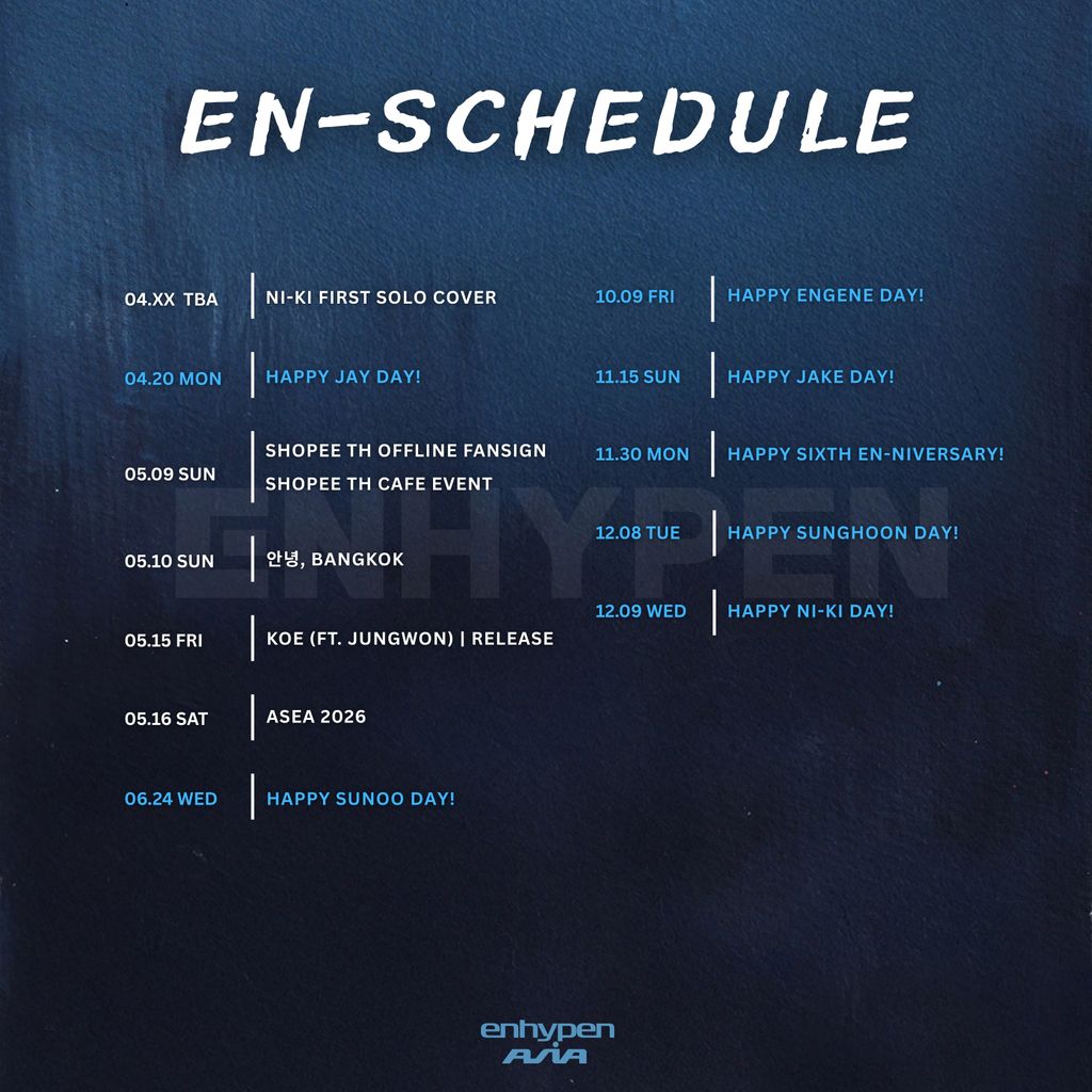 ENHYPEN ASIA FANBASE tweet media