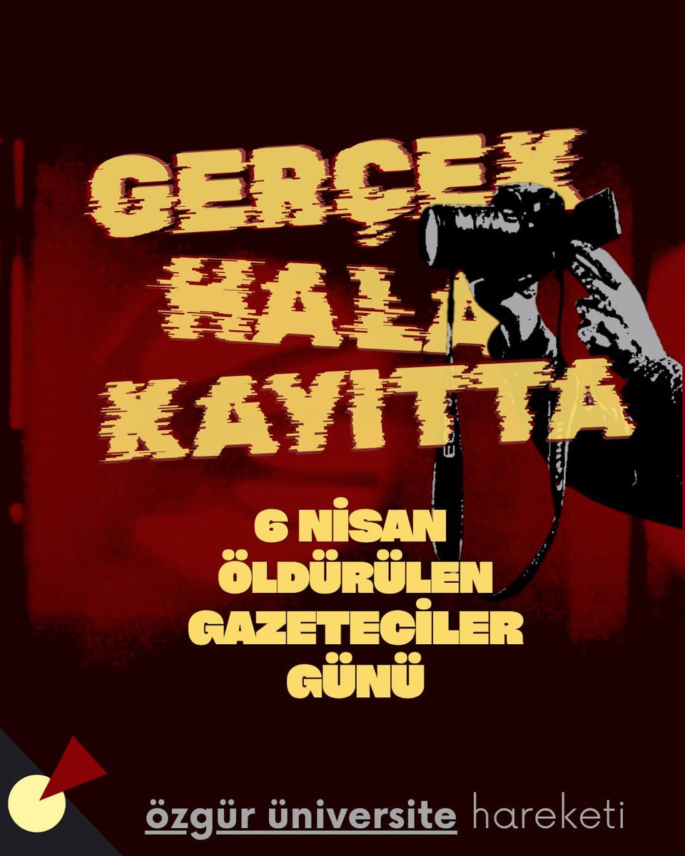 Hakikatin peşinden koşanların sesi; baskılarla, katliamlarla, cezasızlık politikalarıyla susturulmaya ve unutturulmaya çalışılıyor. 

Toplumun hafızasını silmek isteyen
Saray'a karşı hakikatin peşinden koşanların mirasını sahipleniyoruz. 

ÖZGÜR BASIN SUSTURULAMAZ!
