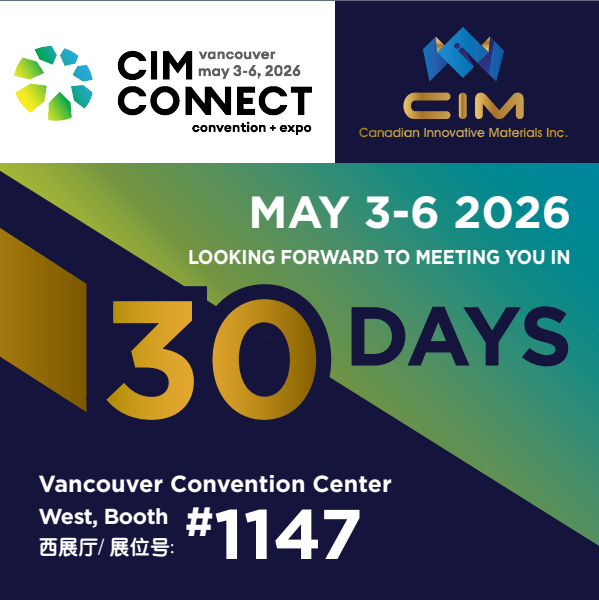 Countdown: 30 days to go! ⏳
Excited to be at CIM CONNECT in Vancouver.
Come say hi at Booth #1147!