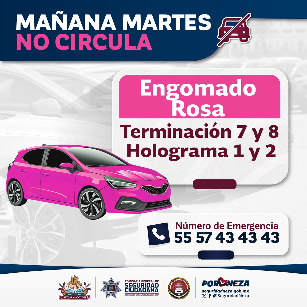 Dirección de Tránsito y Vialidad Nezahualcóyotl tweet media