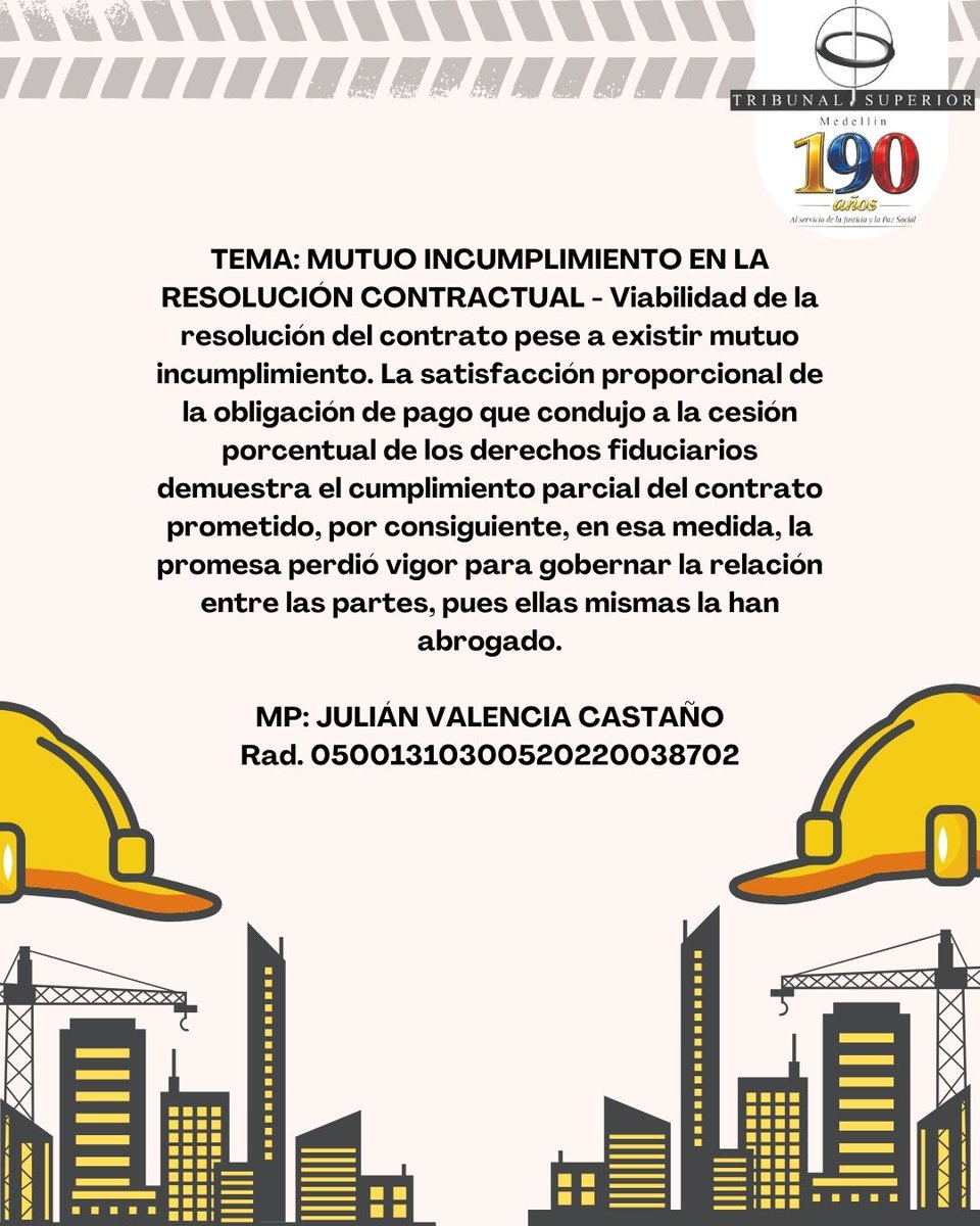 Tribunal Superior de Medellín tweet media