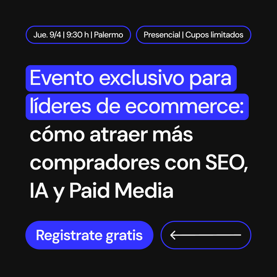 elevenok_'s tweet photo. Hoy el crecimiento en eCommerce se construye combinando SEO, IA y Paid Media, en un contexto donde las decisiones de compra cambian constantemente.

Creamos un espacio exclusivo para líderes para compartir estrategias, aprendizajes y tendencias.

🔗https://t.co/kZGN6d7iZs https://t.co/qb6xfVgswG