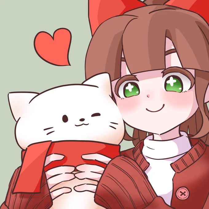 #今日のアカマキさん with ねこまふらー
