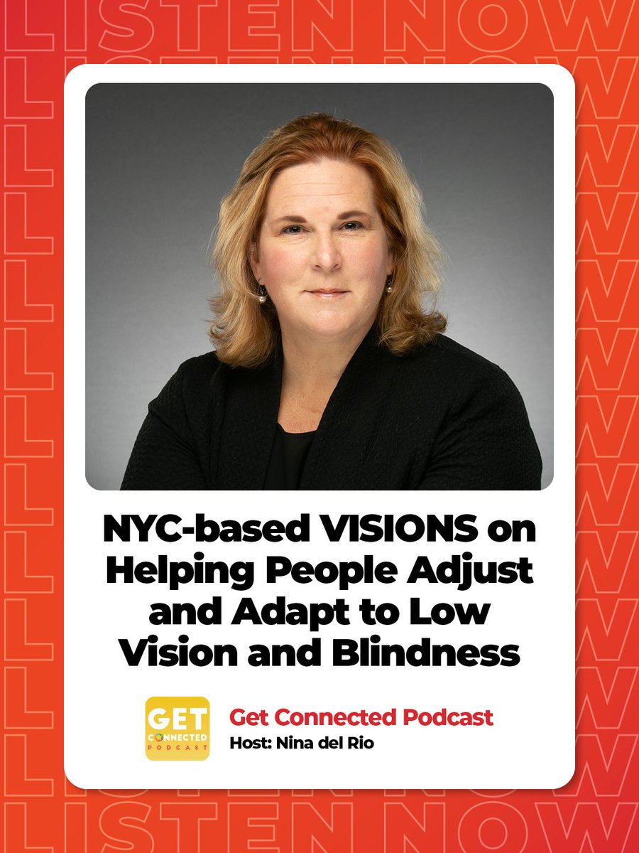 visionsvcb's tweet image. Fresh off the air: VISIONS CEO Molly Eagan joined 106.7 LITE FM’s Get Connected podcast to talk about how people with vision loss stay independent, confident, and connected in daily life. Listen here: ihr.fm/47GuX5c  

#SeeWhatIsPossible #Podcast #GetConnected