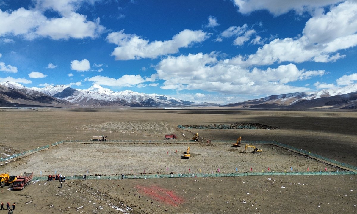 China General Nuclear (CGN) broke ground on its 50-megawatt concentrated solar power project on Monday, with the facility set to become the world’s highest-elevation parabolic trough concentrated solar power (CSP) plant, at 4,550 meters, in Wumatang township, Damxung County,