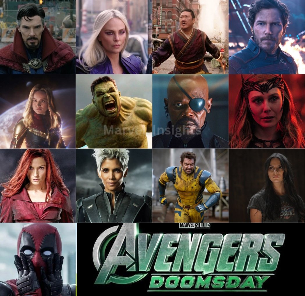 🚨 Surprise cameos we could see in Avengers: Doomsday

• Benedict Cumberbatch as Doctor Strange
• Charlize Theron as Clea
• Benedict Wong as Wong
• Chris Pratt as Star Lord
• Brie Larson as Captain Marvel
• Mark Ruffalo as Hulk
• Samuel L Jackson as Nick Fury
• Elizabeth