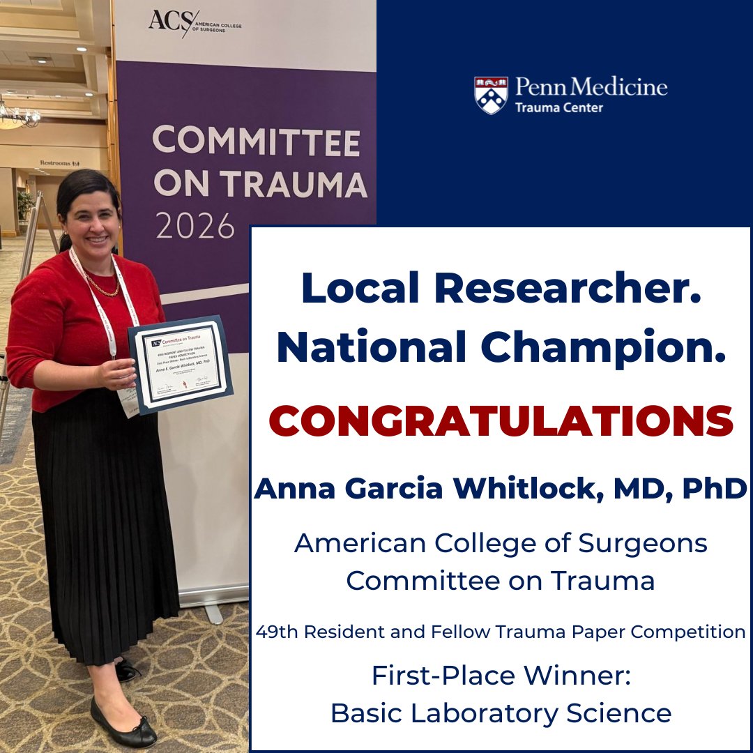 Penn Trauma Center tweet media